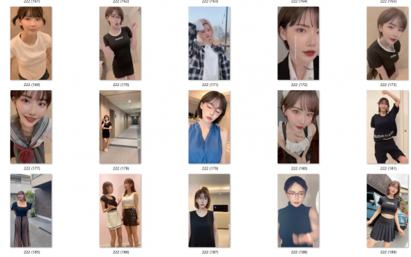 Tik Tok 深田咏美抖音视频200+合集【绿色】-空域资源网