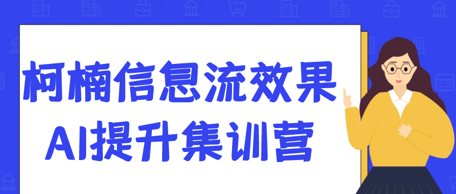 柯楠信息流效果AI提升集训营-空域资源网