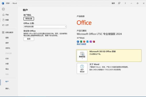 微软Office 2021 25年6月授权版