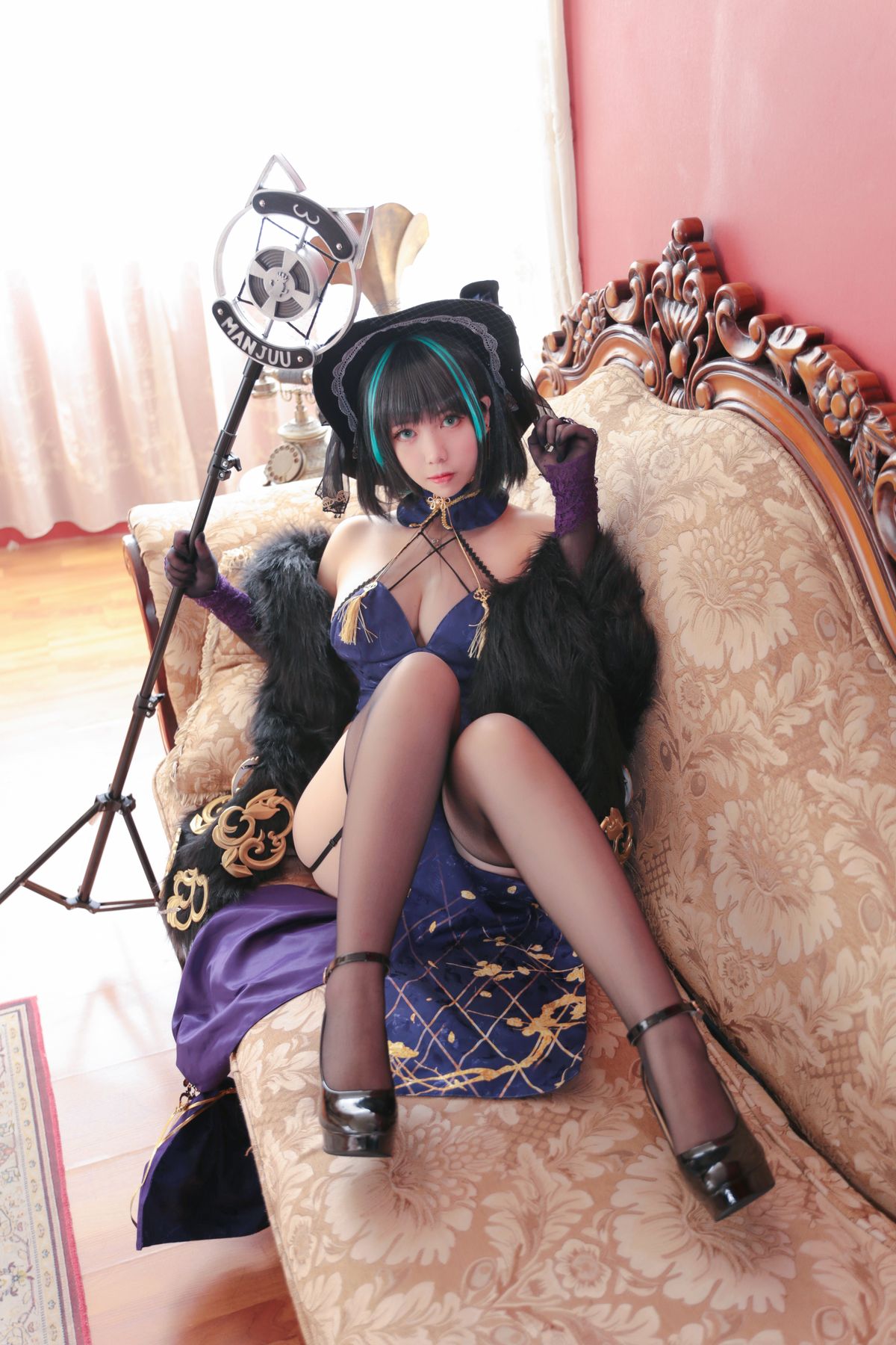 Coser@魅瞳Meroko 魅瞳柴郡旗袍 0011 1385008581.jpg