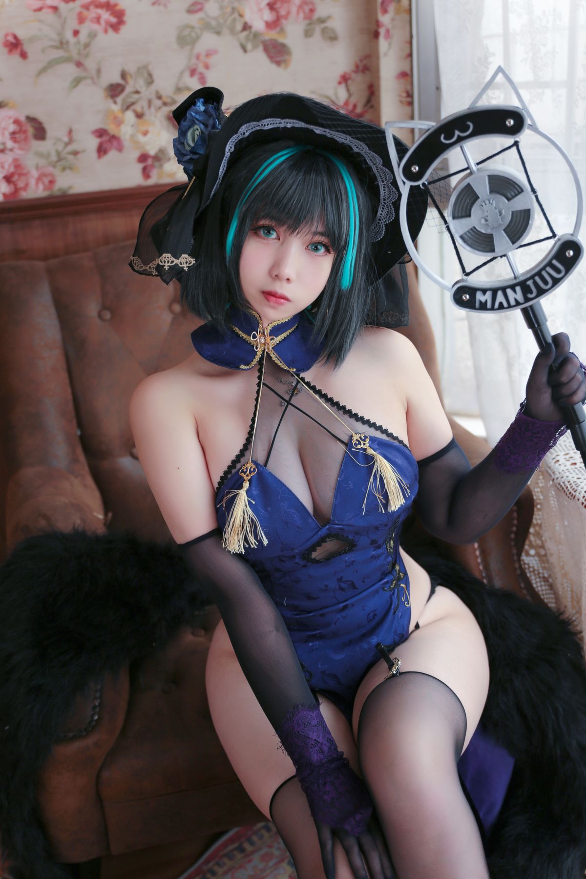 Coser@魅瞳Meroko 魅瞳柴郡旗袍 0001 7072360977.jpg