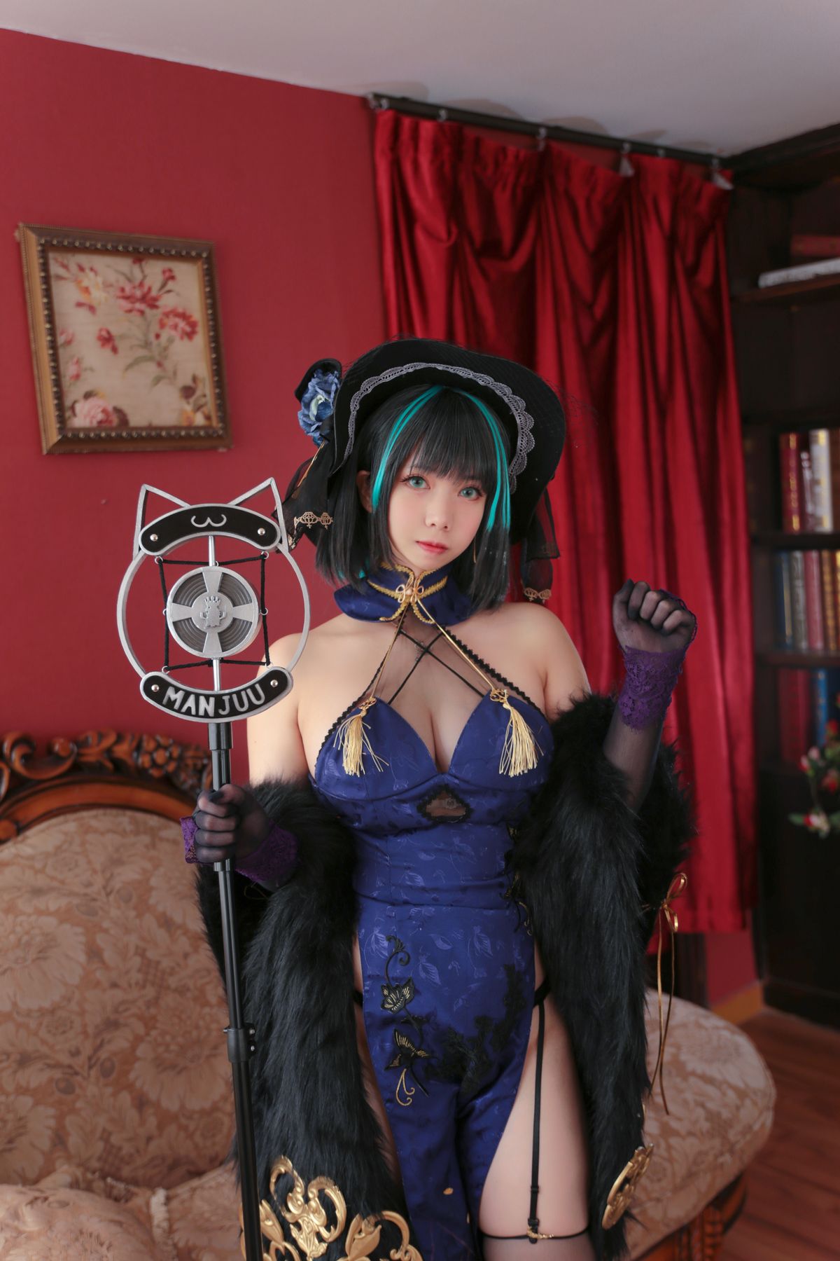 Coser@魅瞳Meroko 魅瞳柴郡旗袍 0012 4878014723.jpg