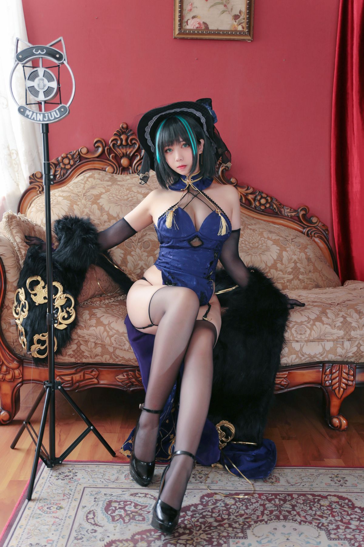Coser@魅瞳Meroko 魅瞳柴郡旗袍 0003 8695782808.jpg