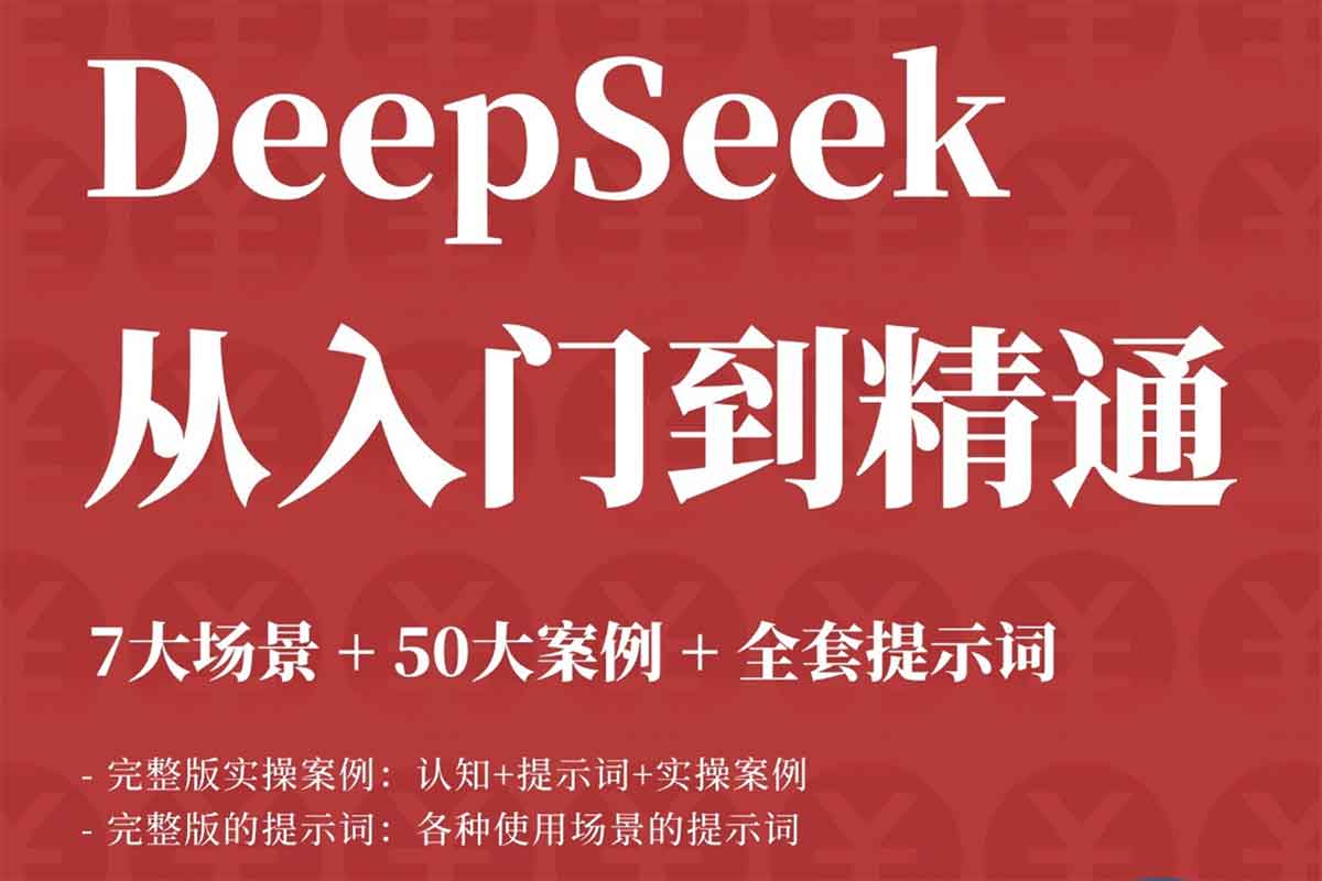 DeepSeek 从入门到精通：AI 效率革命，解锁你的无限可能-空域资源网