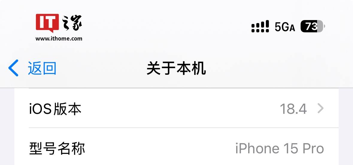 iOS 18.4 beta 2开始支持中国运营商5G-A-空域资源网