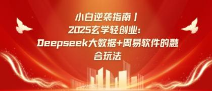 新手逆转手册，2025风水玄学轻创业：Deepseek大数据技术 易经算法结合游戏玩法