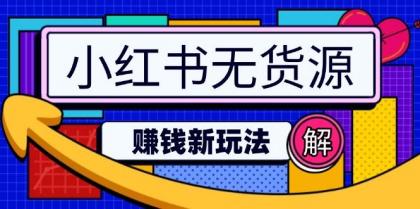 小红书无货源赚钱新玩法：无需涨粉囤货直播，轻松实现日破2w-空域资源网