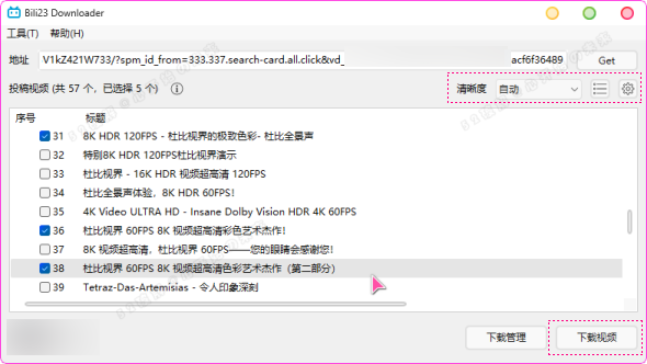 B站视频下载器 Bili23-Downloader v1.55.0 新春版，支持自动高音画质-空域资源网