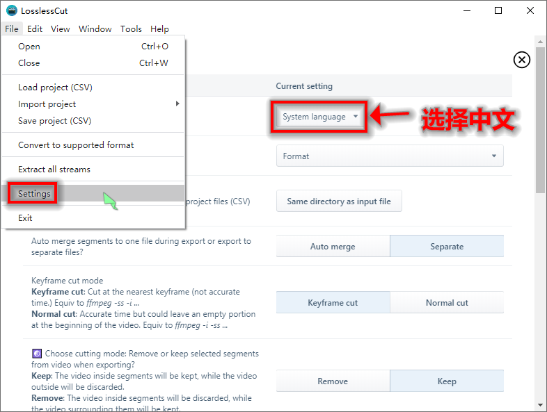 LosslessCut无损剪辑v3.65.0绿色版